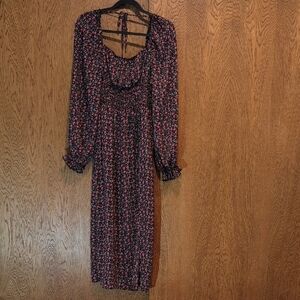 Floral Long Sleeve Dress